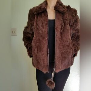 Luxurious Brown Fur Jacket